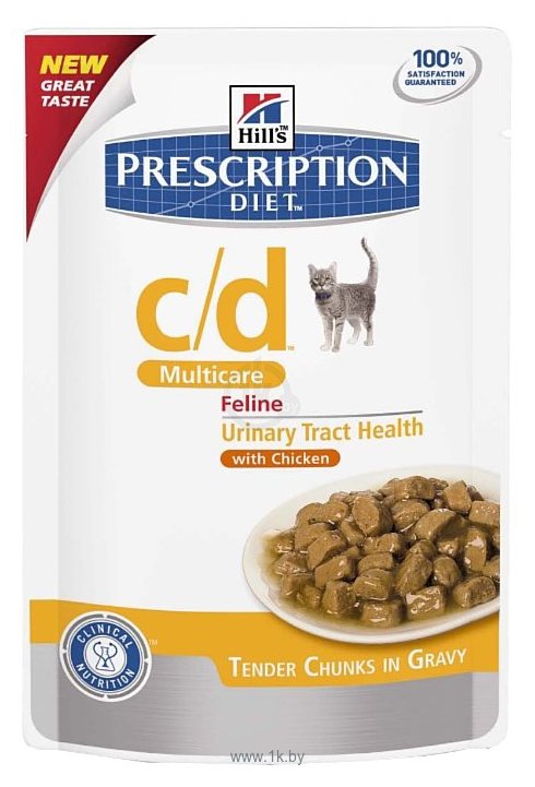 Фотографии Hill's (0.085 кг) 1 шт. Prescription Diet C/D Multicare Feline with Chicken wet