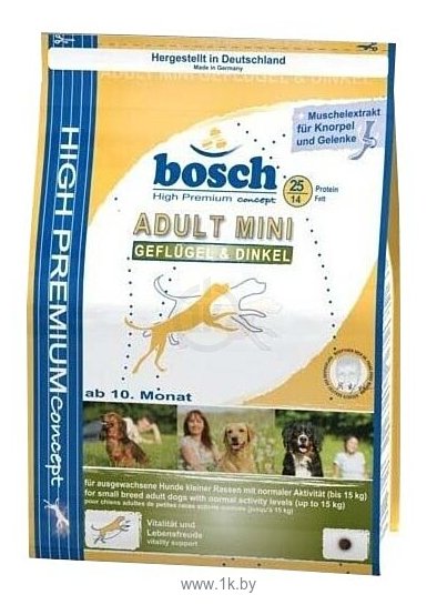 Фотографии Bosch (3 кг) Mini Adult Poultry & Millet