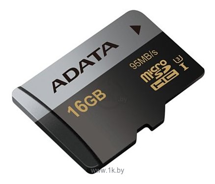 Фотографии ADATA Premier Pro microSDHC Class 10 UHS-I U3 16GB + SD adapter