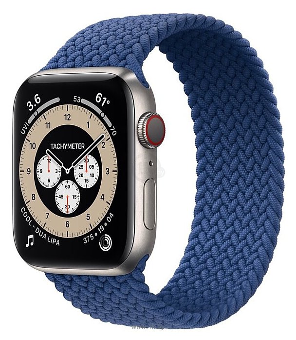 Фотографии Apple Watch Edition Series 6 GPS + Cellular 44mm Titanium Case with Braided Solo Loop