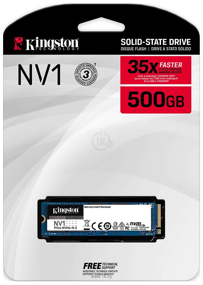 Фотографии Kingston NV1 500GB SNVS/500G