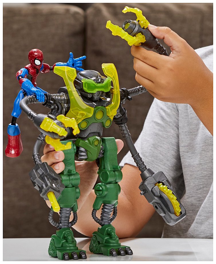 Фотографии Hasbro Spider Man Бенди Окто Бот и Человек-паук F31255L0