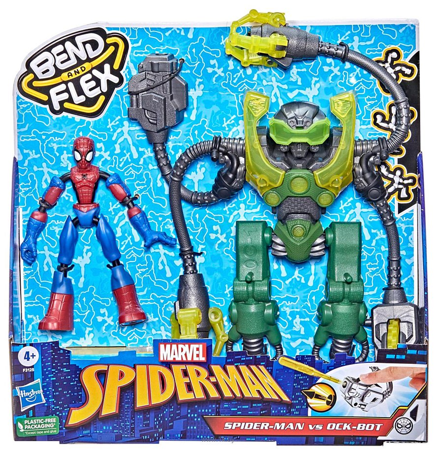 Фотографии Hasbro Spider Man Бенди Окто Бот и Человек-паук F31255L0