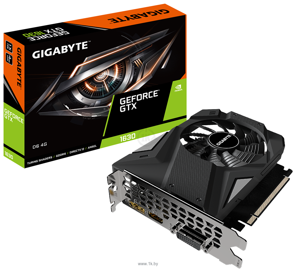 Фотографии GIGABYTE GeForce GTX 1630 4G (GV-N1630D6-4GD)