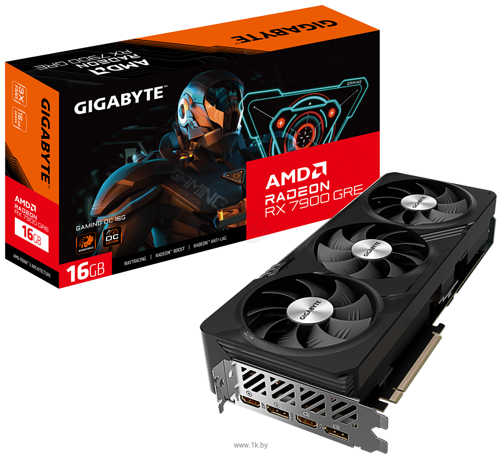 Фотографии Gigabyte Radeon RX 7900 GRE Gaming OC 16G (GV-R79GREGAMING OC-16GD)