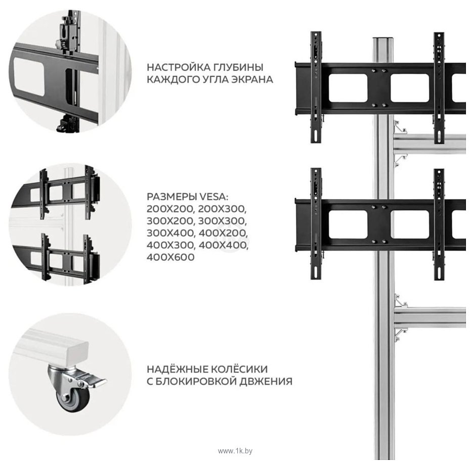 Фотографии Onkron FSPRO2L-22 (серебристый)