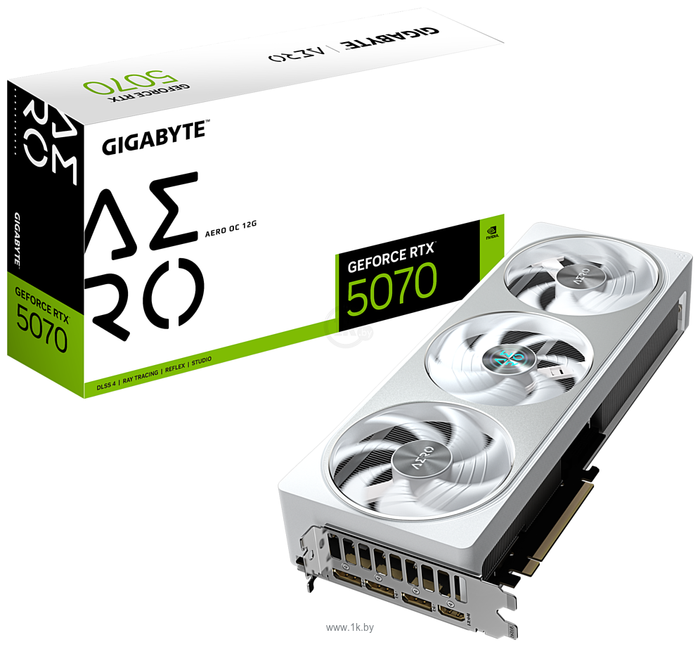 Фотографии GigaByte GeForce RTX 5070 Aero OC 12G (GV-N5070AERO OC-12GD)