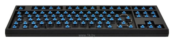 Фотографии WASD Keyboards V2 88-Key ISO Barebones Mechanical Keyboard Cherry MX Red black USB