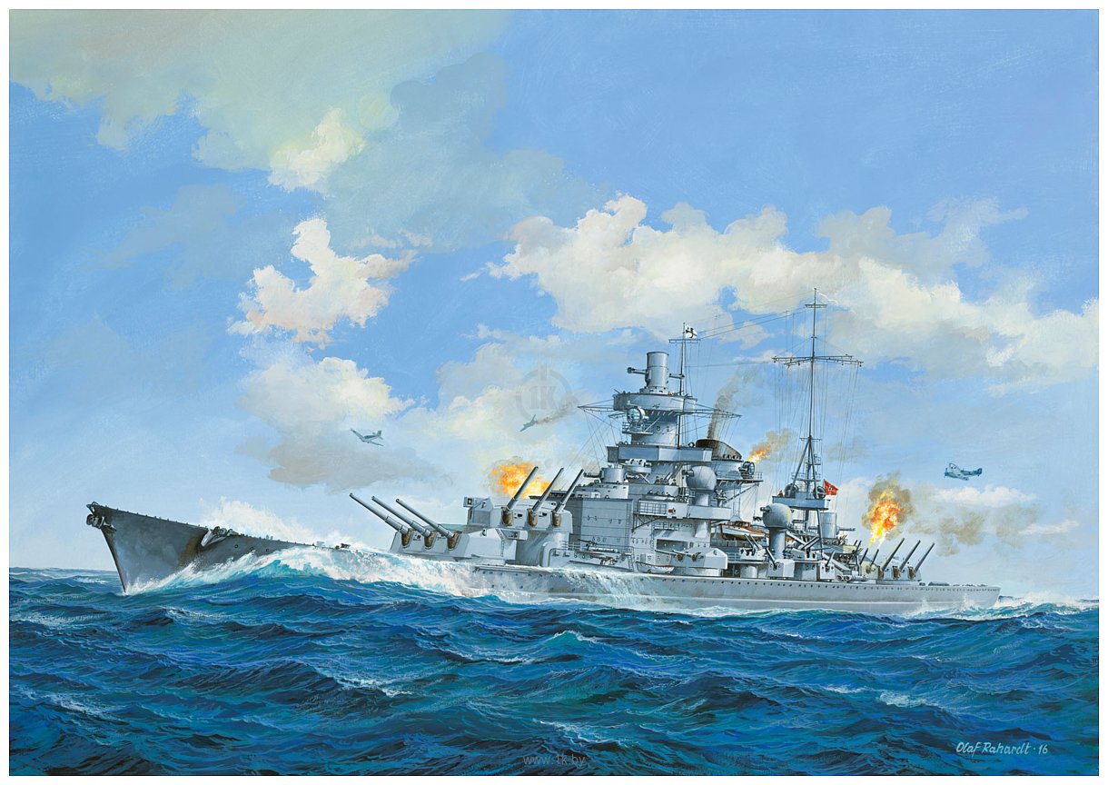 Фотографии Revell 05037 Немецкий линкор Scharnhorst