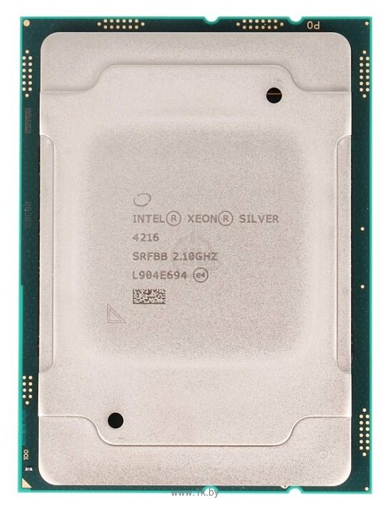 Фотографии Intel Xeon Silver 4216 Cascade Lake (2100MHz, LGA3647, L3 22528Kb)