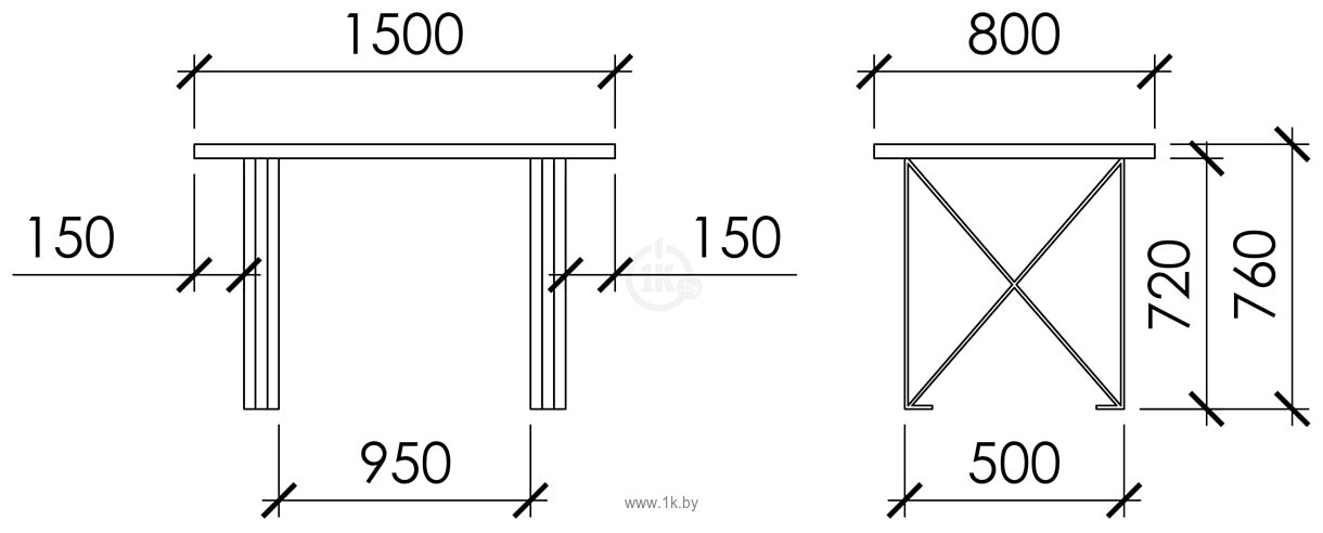 Фотографии Buro7 Призма 150 (с обзолом и сучками, дуб мореный/серебро)