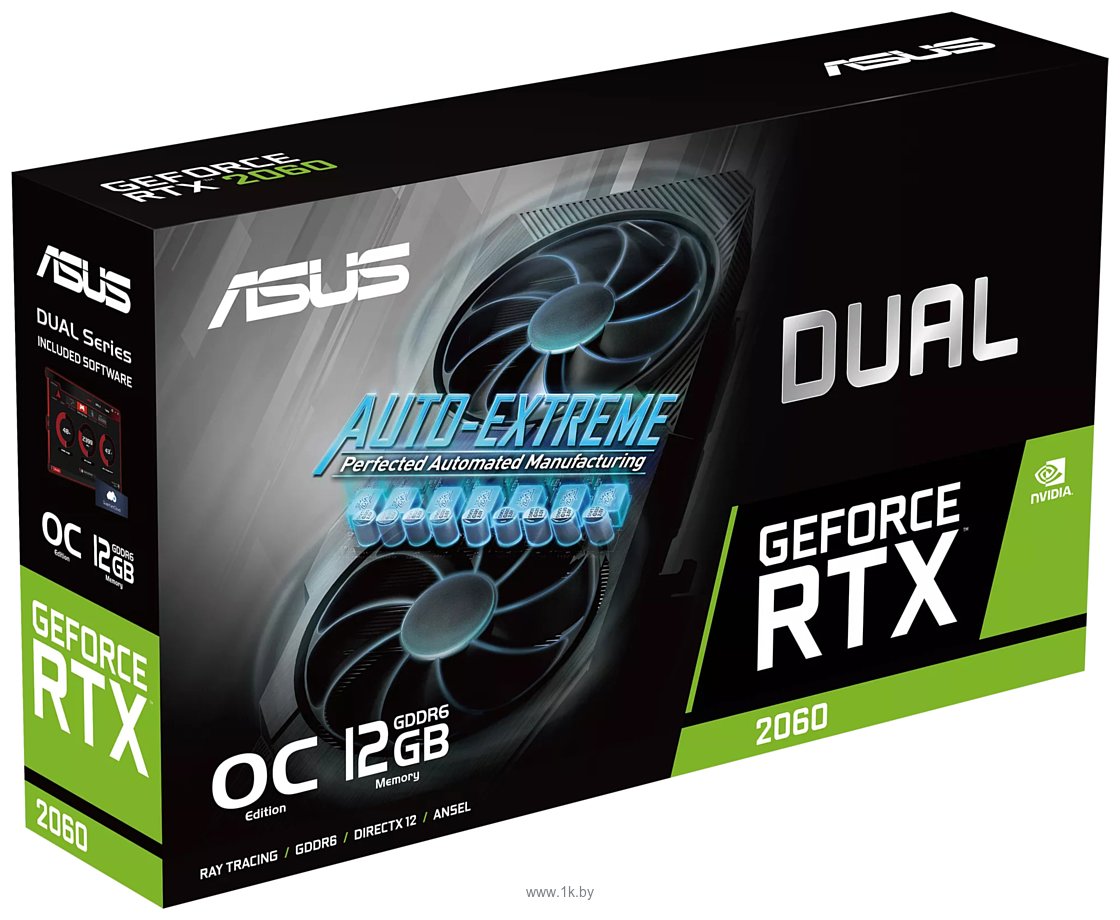 Фотографии ASUS GeForce RTX 2060 Evo OC Edition (DUAL-RTX2060-O12G-EVO)