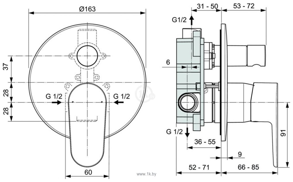 Фотографии Ideal Standard Cerafine O A7193AA