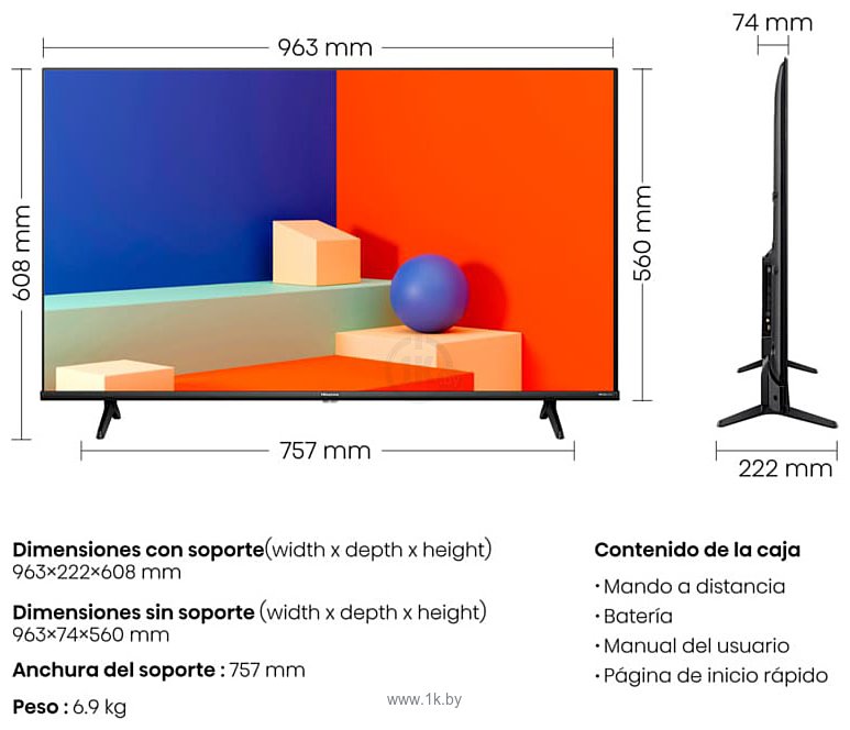 Фотографии Hisense 43A6K