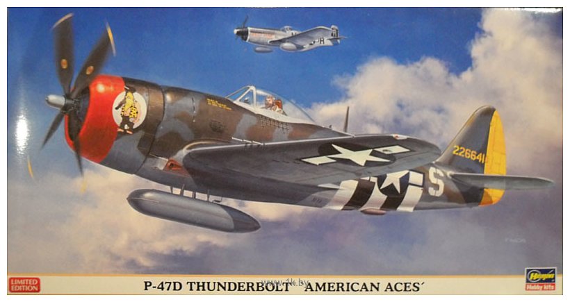 Фотографии Hasegawa Истребитель-бомбардировщик P47D Thunderbolt American Aces