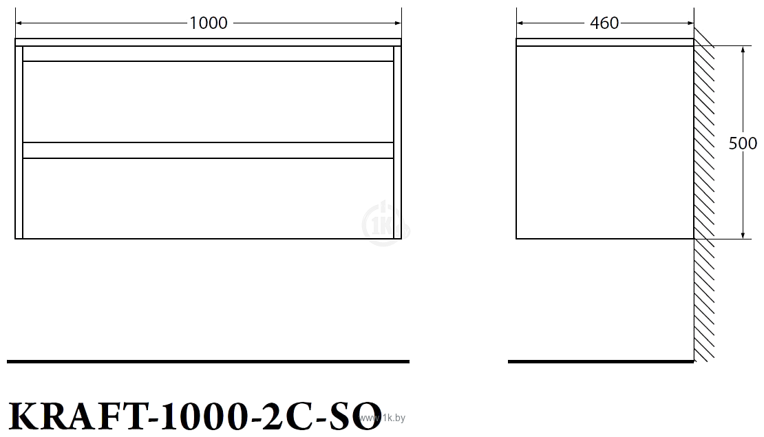 Фотографии BelBagno Kraft-1000-2C-SO-RGB(rovere galifax bianco)