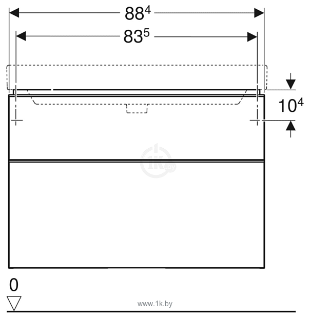 Фотографии Geberit Smyle Square 90 500.354.JR.1 (темный орех)