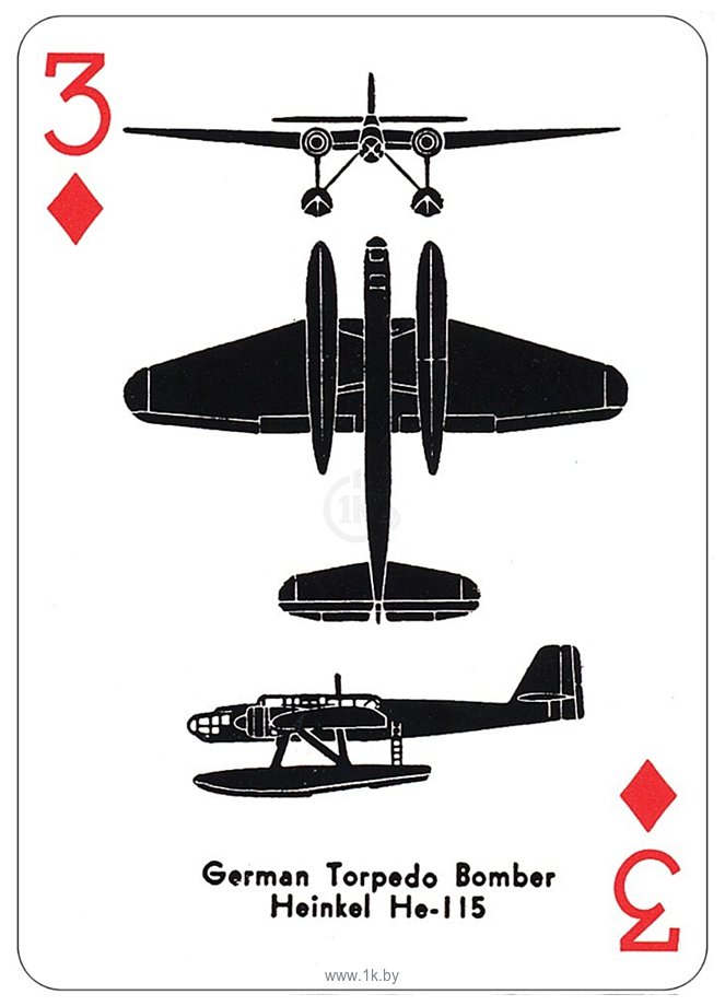 Фотографии US Games Systems World War II Airplane Spotter Playing Cards APS55