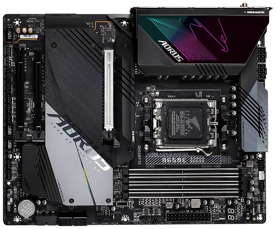 Фотографии Gigabyte B650E AORUS MASTER (rev. 1.0)