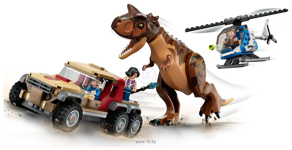 Фотографии LEGO Jurassic World 76941 Погоня за карнотавром