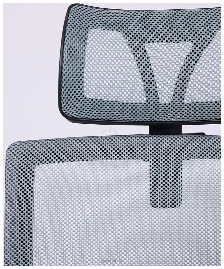 Фотографии AksHome Christopher (ткань/сетка, черный/серый)