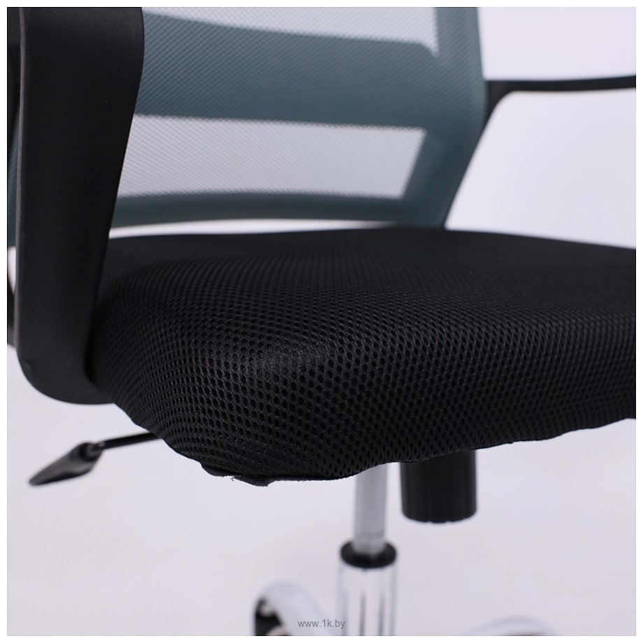 Фотографии AksHome Christopher (ткань/сетка, черный/серый)