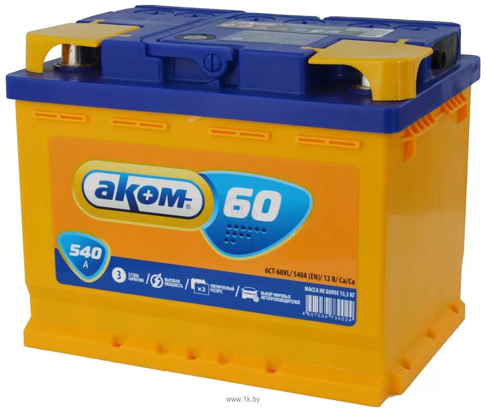 Фотографии AKOM 6CТ-60 L+ (60Ah)