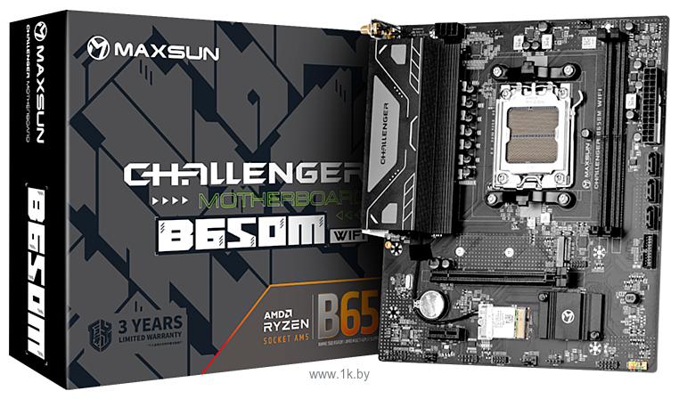 Фотографии Maxsun Challenger B650M WiFi Ice