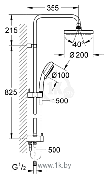 Фотографии Grohe New Tempesta Cosmopolitan System 200 27394000