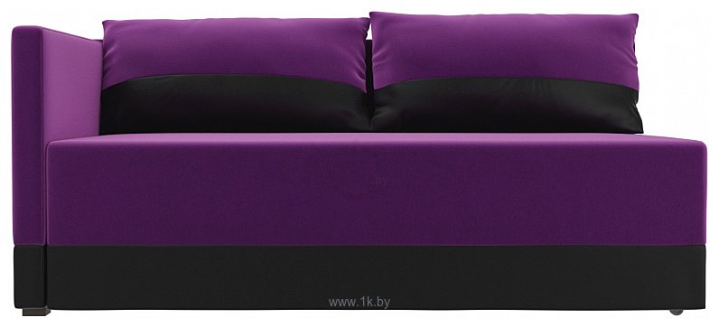 Фотографии Лига диванов Никас 105205 (левый, фиолетовый/черный)