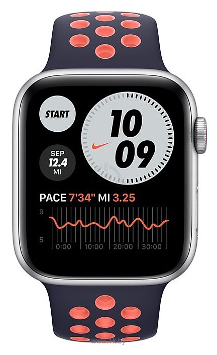 Фотографии Apple Watch SE GPS 44mm Aluminum Case with Nike Sport Band