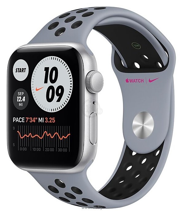 Фотографии Apple Watch SE GPS 44mm Aluminum Case with Nike Sport Band