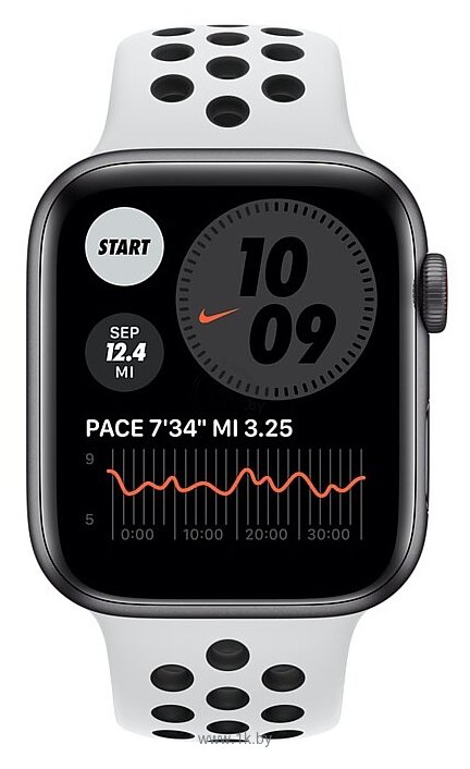 Фотографии Apple Watch SE GPS 44mm Aluminum Case with Nike Sport Band