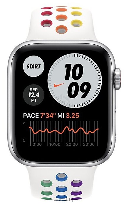 Фотографии Apple Watch SE GPS 44mm Aluminum Case with Nike Sport Band