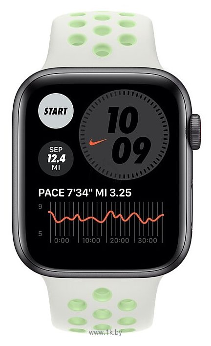 Фотографии Apple Watch SE GPS 44mm Aluminum Case with Nike Sport Band