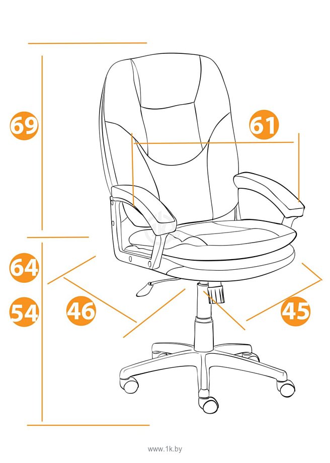 Фотографии TetChair Комфорт ЛТ (флок, бежевый)