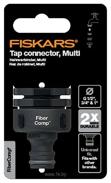Фотографии Fiskars Штуцер для крана FiberComp Multi 1027056