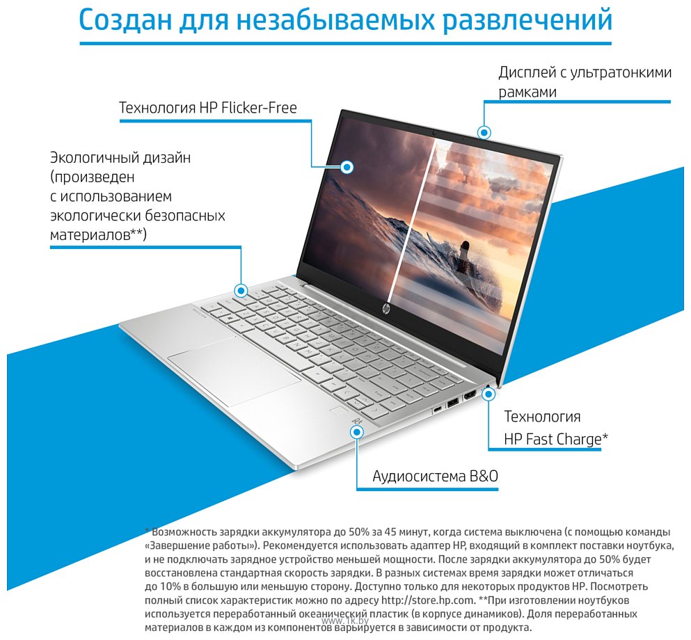 Фотографии HP Pavilion 14-ec0304nw (4H3J1EA)