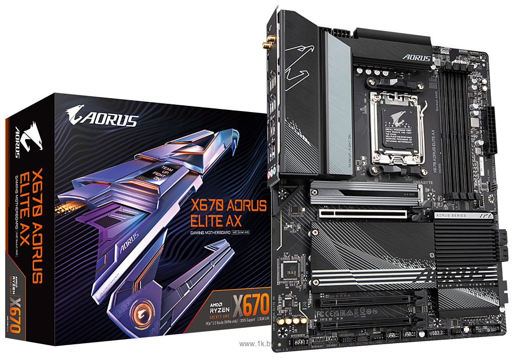 Фотографии Gigabyte X670 AORUS ELITE AX (rev. 1.0/1.2)