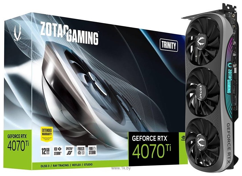 Фотографии ZOTAC Gaming GeForce RTX 4070 Ti Trinity OC (ZT-D40710J-10P)