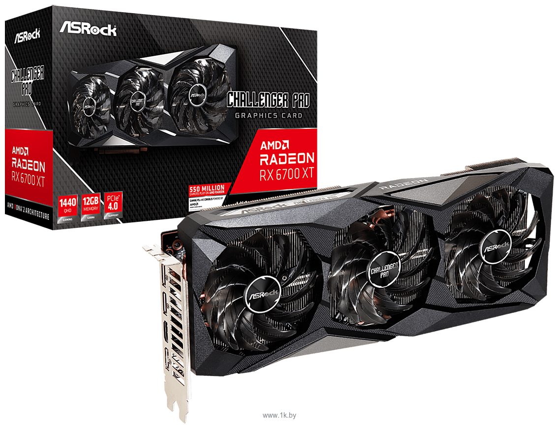 Фотографии ASRock Radeon RX 6700 XT Challenger Pro 12GB (RX6700XT CLP 12G)