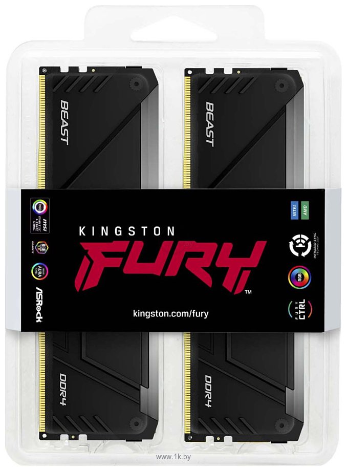 Фотографии Kingston FURY Beast RGB KF436C18BB2AK4/64