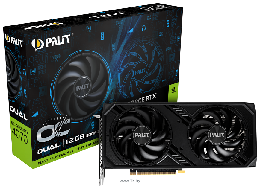 Фотографии Palit GeForce RTX 4070 Dual (NE64070019K9-1048D)