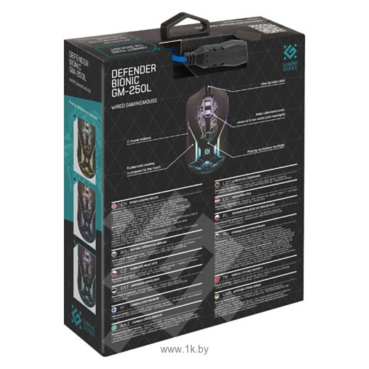 Фотографии Defender Bionic GM-250L black USB