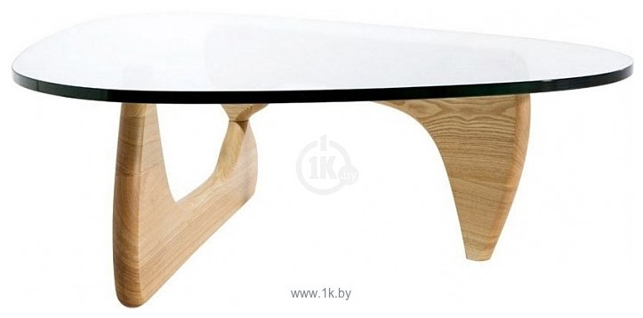 Фотографии Soho Design Isamu Noguchi Style Coffee Table (прозрачный/орех)