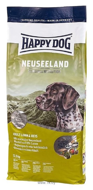 Фотографии Happy Dog (12.5 кг) Supreme Sensible - Neuseeland с ягненком и рисом