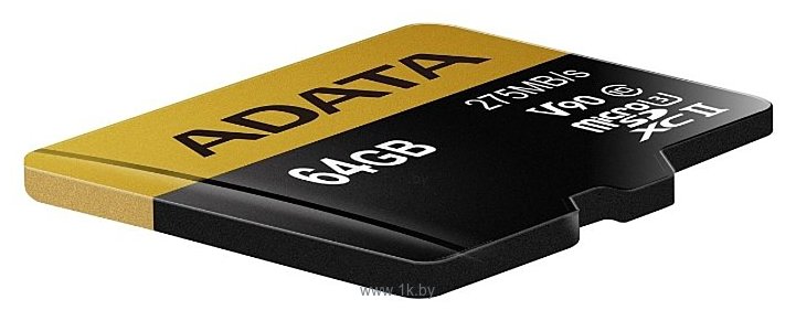 Фотографии ADATA Premier ONE microSDXC UHS-II U3 Class 10 64GB + SD adapter