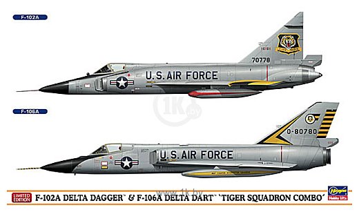 Фотографии Hasegawa F-102QA Delta Dagger F-106A Delta Dart (2 kits)
