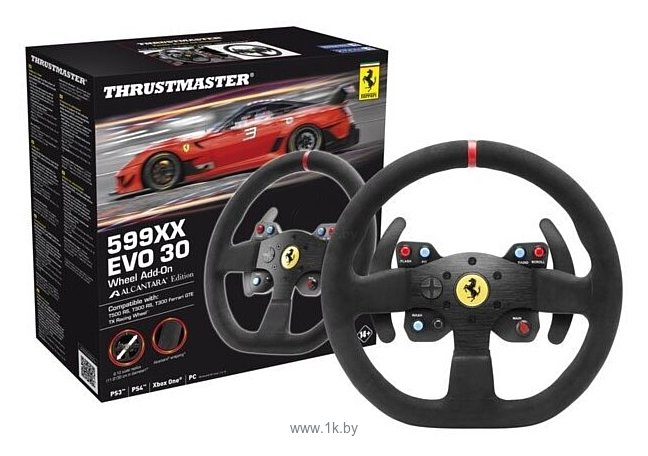 Фотографии Thrustmaster 599XX EVO 30 Wheel Add-On Alcantara Edition