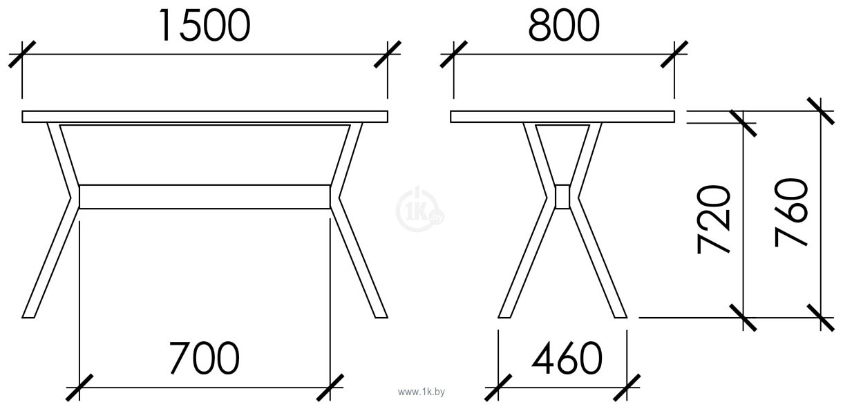 Фотографии Buro7 Арно 150 (с обзолом, дуб натуральный/белый)